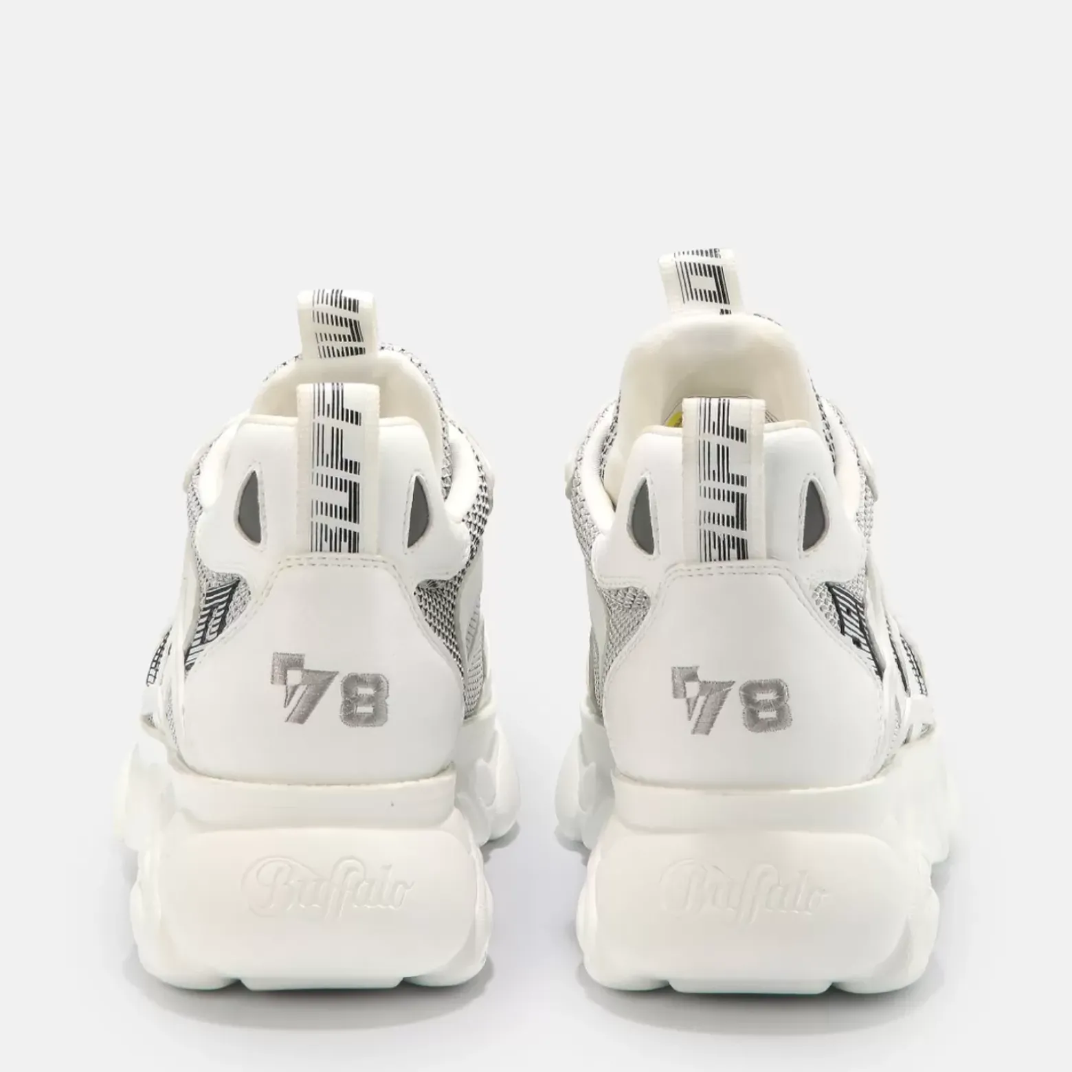 Online BUFFALO Cld Grid Men Baskets Veganes Blanc