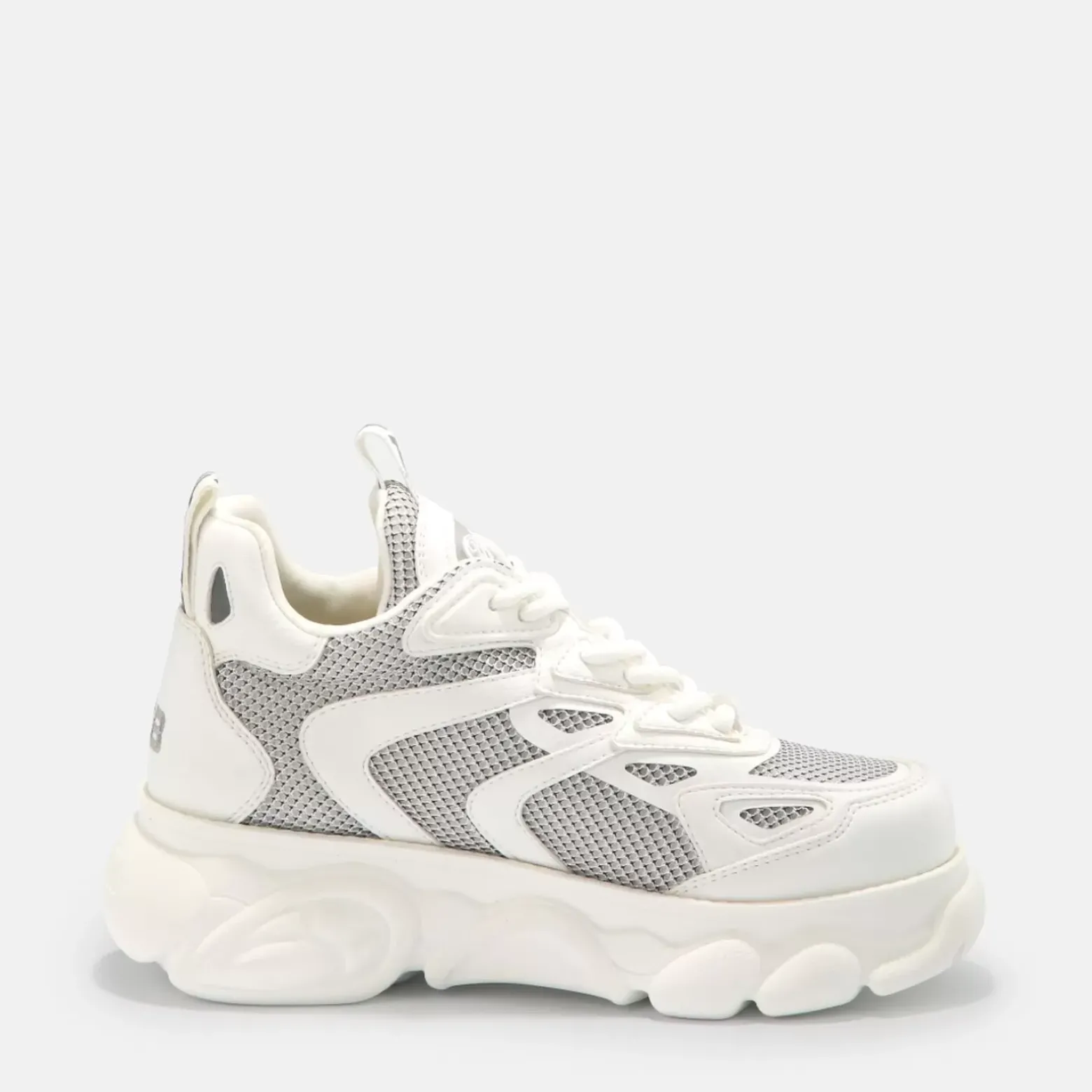 Online BUFFALO Cld Grid Men Baskets Veganes Blanc