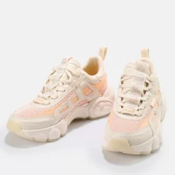 Discount BUFFALO Cld Run Boom Baskets Veganes Beige Et Peche Pfirsich