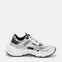 Hot BUFFALO Cld Run Jog Sneaker Low Vegan Noir/Blanc Noir-Blanc