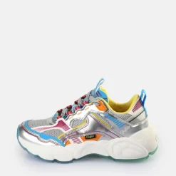 Discount BUFFALO Cld Run Rog Baskets Basses Veganes Argente/ Violet