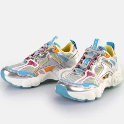 Discount BUFFALO Cld Run Rog Baskets Basses Veganes Argente/ Violet