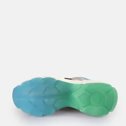 Discount BUFFALO Cld Run Rog Baskets Basses Veganes Argente/ Violet