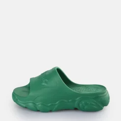 New BUFFALO Cld Slide Claquettes De Piscine Veganes Vert