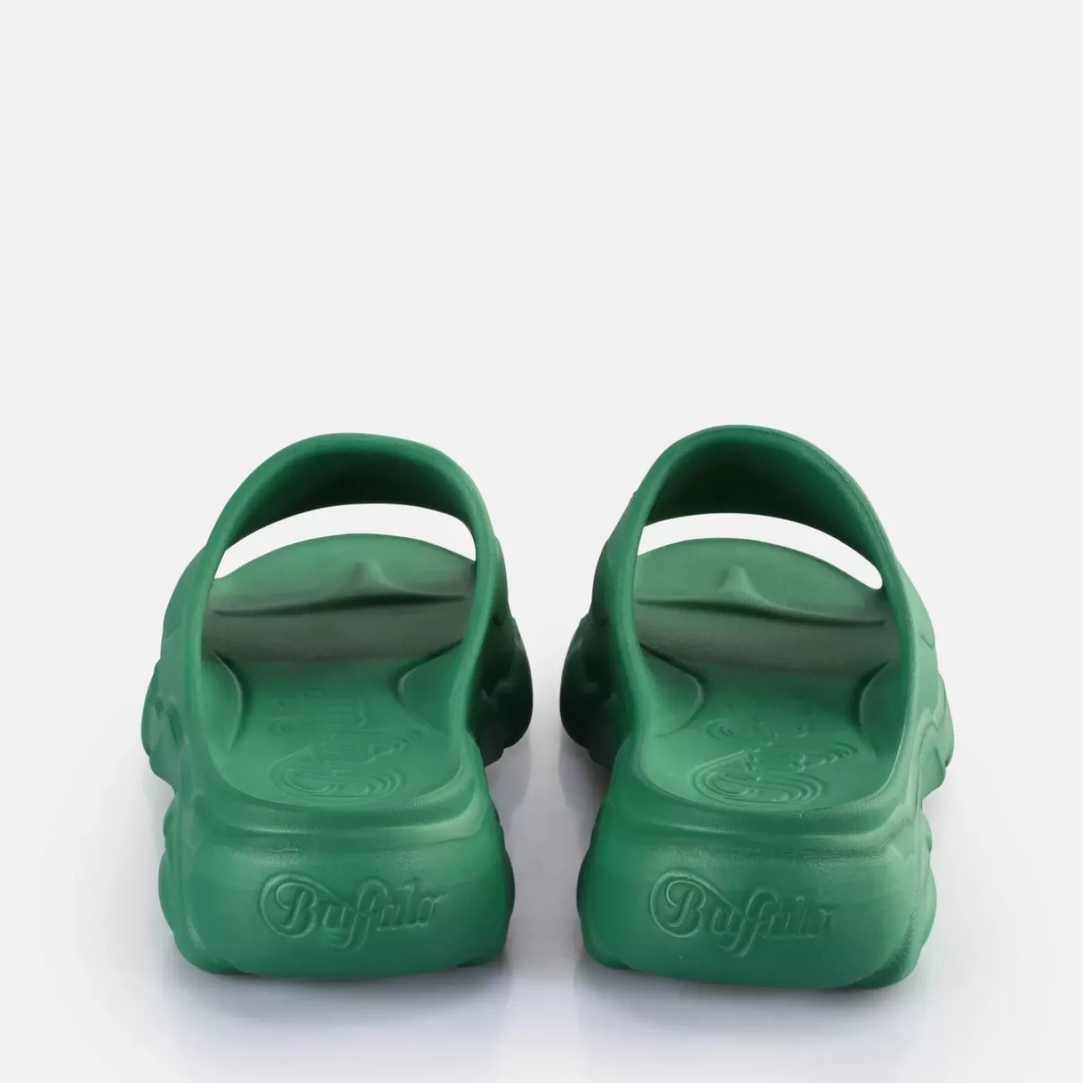 New BUFFALO Cld Slide Claquettes De Piscine Veganes Vert