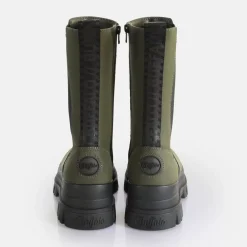 Flash Sale BUFFALO Clf Rain Chelsea Hi Bottes Aspha Vegan Kaki Beige