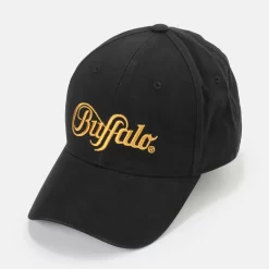 Cheap BUFFALO Dad Baseball-Caps-Cotton- Noir
