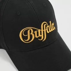 Cheap BUFFALO Dad Baseball-Caps-Cotton- Noir