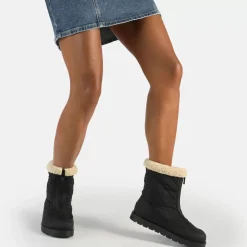 Outlet BUFFALO Eve Puff Boot Boot Vegan/Beige Noir