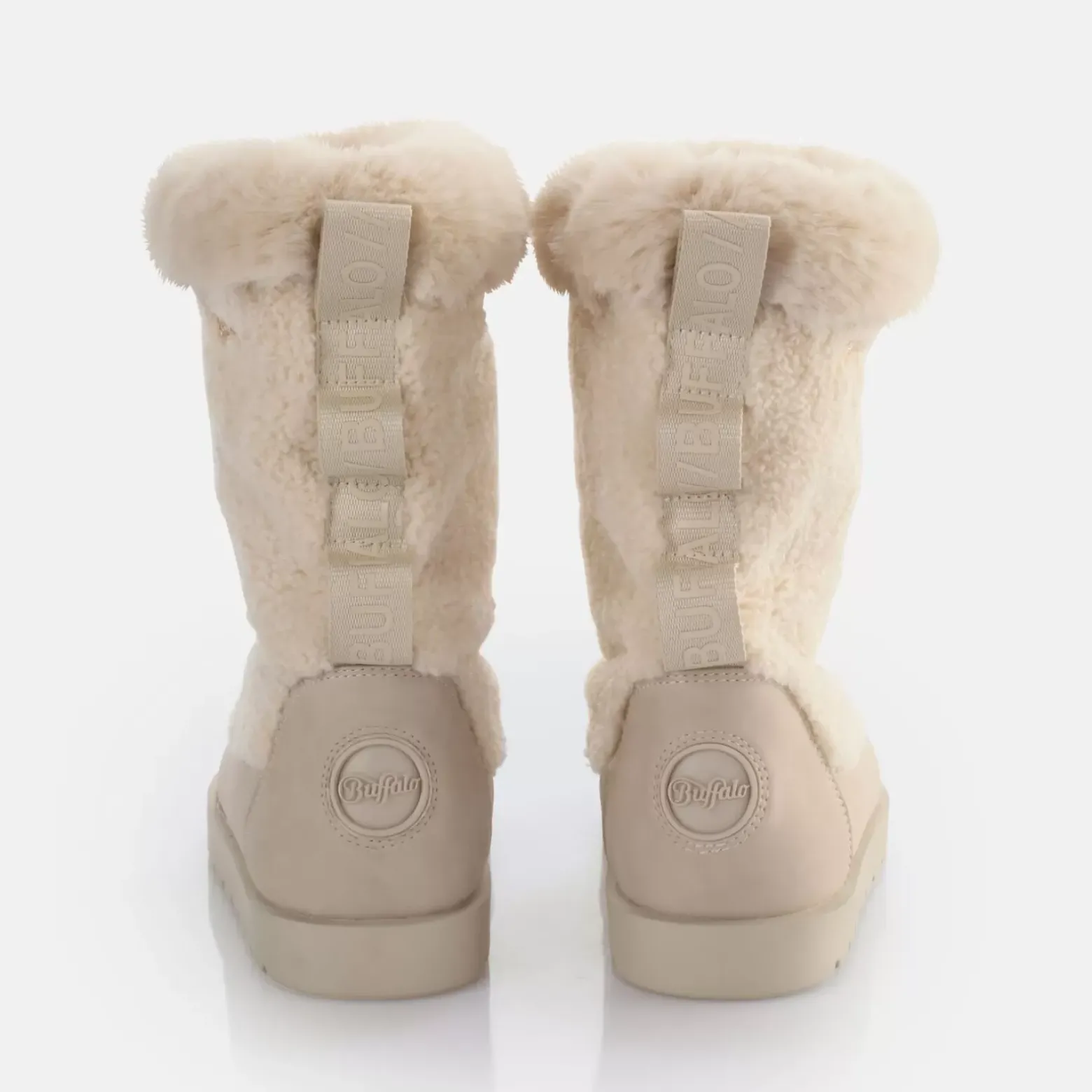 Discount BUFFALO Eve Pull-On Bottes A Talon Vegan Creme
