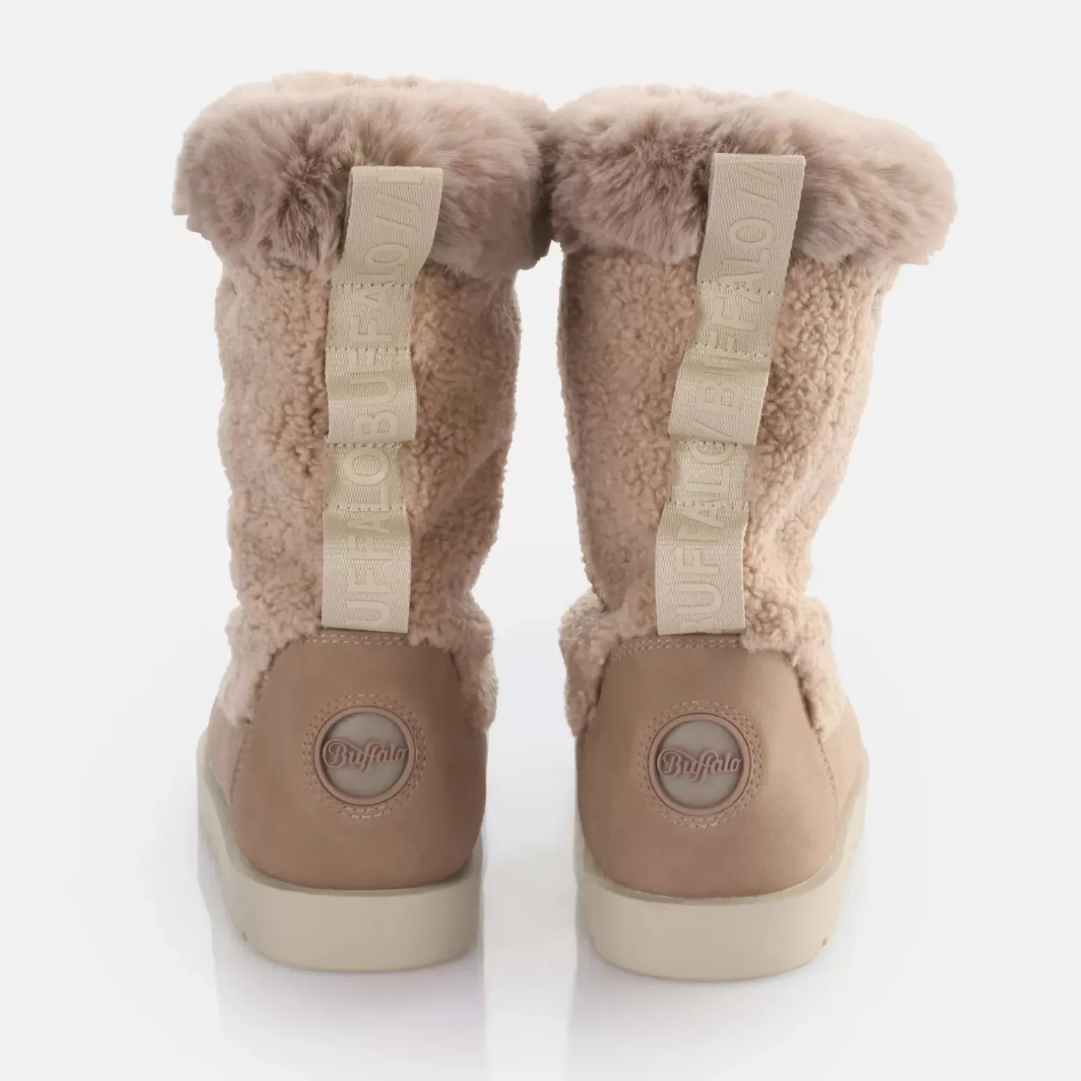 Hot BUFFALO Eve Pull-On Bottes A Talon Vegan Taupe