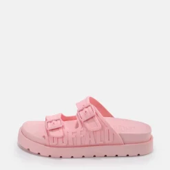 Best BUFFALO Eve Sol Sandales A Plateforme Veganes Rose Bonbon Rose Vif