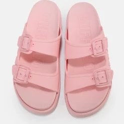 Best BUFFALO Eve Sol Sandales A Plateforme Veganes Rose Bonbon Rose Vif