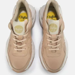 Store BUFFALO Eyza P Baskets Basses Cuir Veau Beige