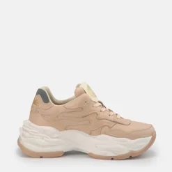 Store BUFFALO Eyza P Baskets Basses Cuir Veau Beige