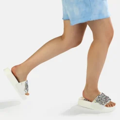 Outlet BUFFALO Fabia Claquettes Veganes Blanc