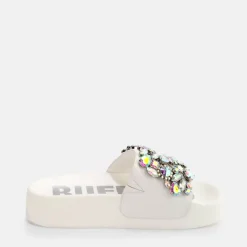 Outlet BUFFALO Fabia Claquettes Veganes Blanc