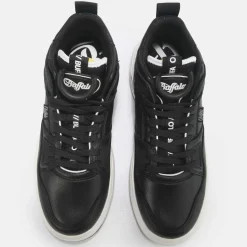 Cheap BUFFALO Flat Mid Baskets Veganes Noir