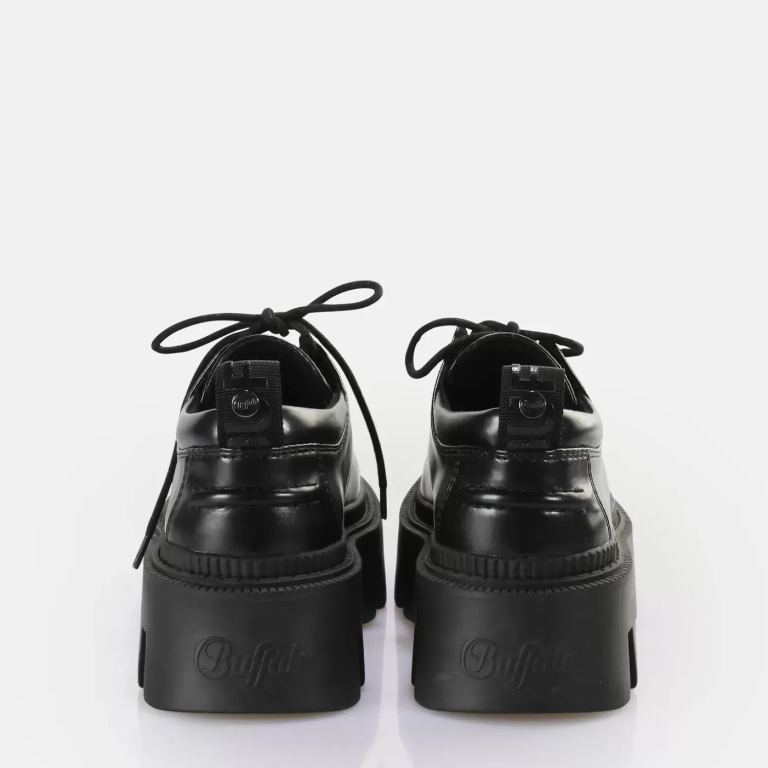 Hot BUFFALO Flora Laceup Lo Chaussures Basses Vegan Noir