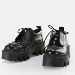 Hot BUFFALO Flora Laceup Lo Chaussures Basses Vegan Noir