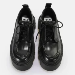 Hot BUFFALO Flora Laceup Lo Chaussures Basses Vegan Noir