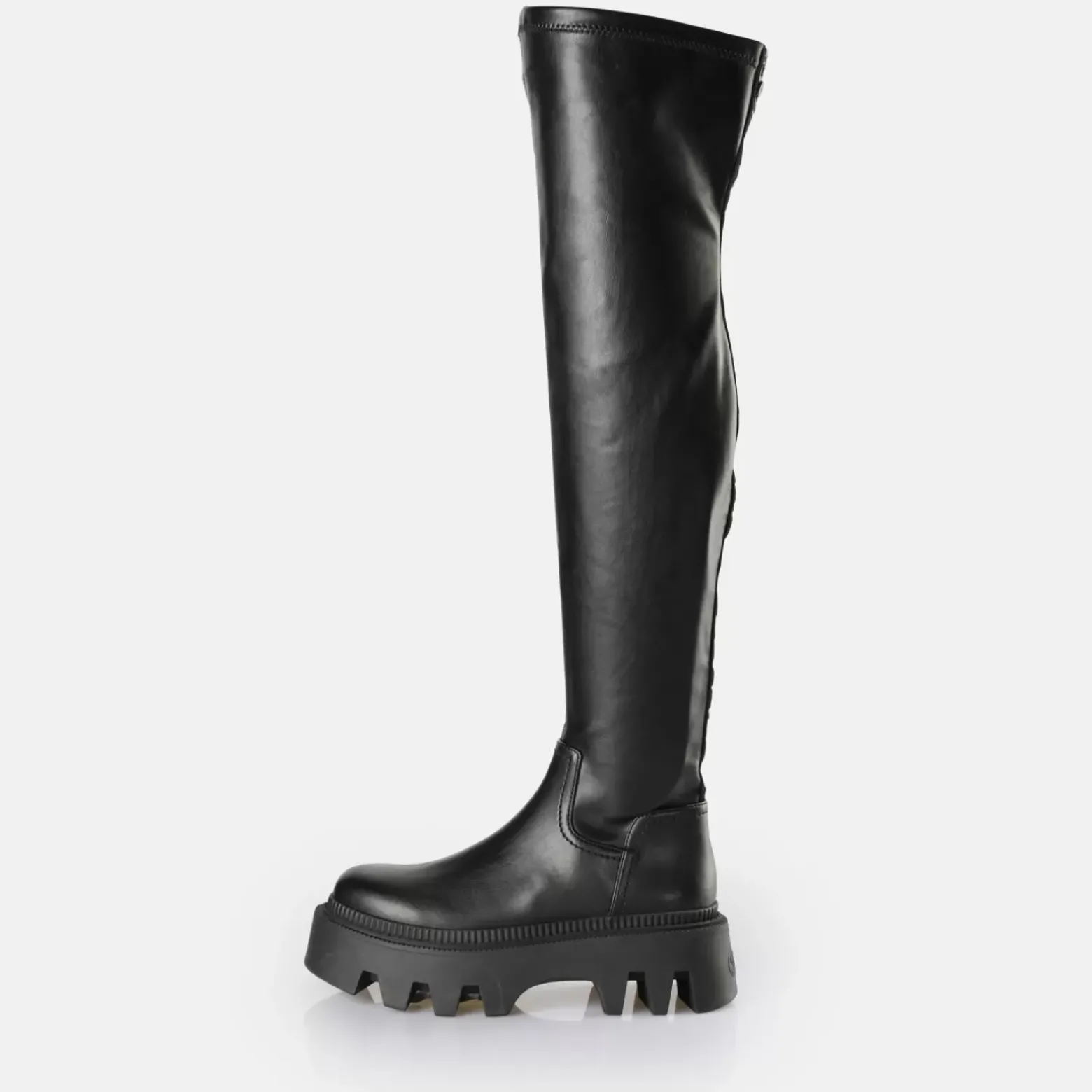Discount BUFFALO Flora Overknee Bottes Vegan Noir