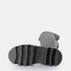 Discount BUFFALO Flora Overknee Bottes Vegan Noir