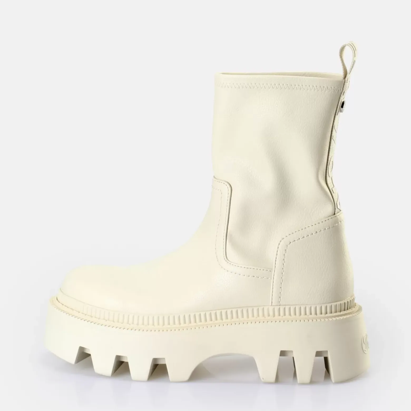 Best BUFFALO Flora Sockboot Bottes Vegan Creme