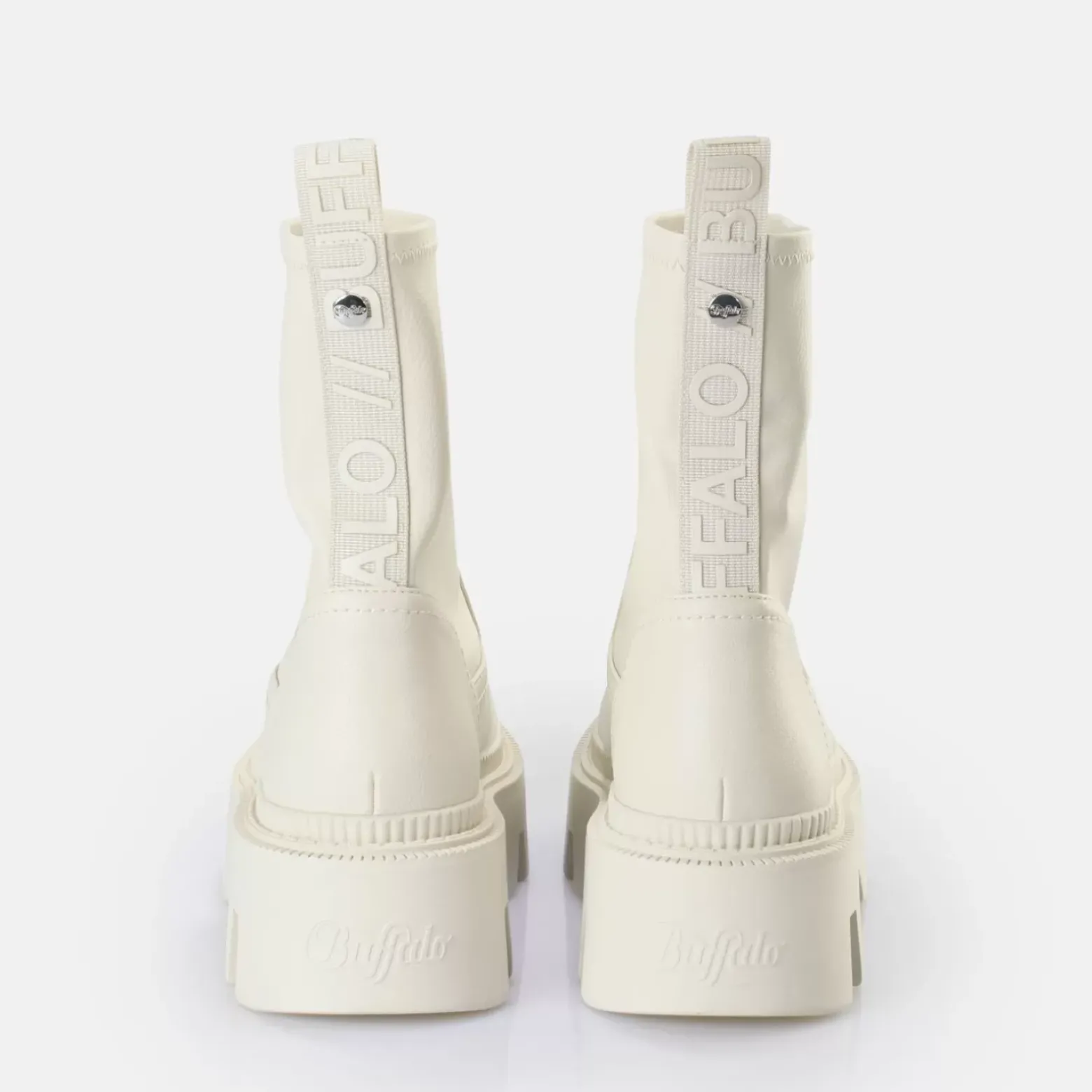 Best BUFFALO Flora Sockboot Bottes Vegan Creme