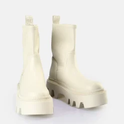 Best BUFFALO Flora Sockboot Bottes Vegan Creme