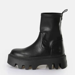 Fashion BUFFALO Flora Sockboot Bottes Vegan Noir