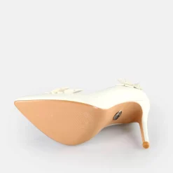 Best BUFFALO Janet Butterfly Sandales A Talon Blanc