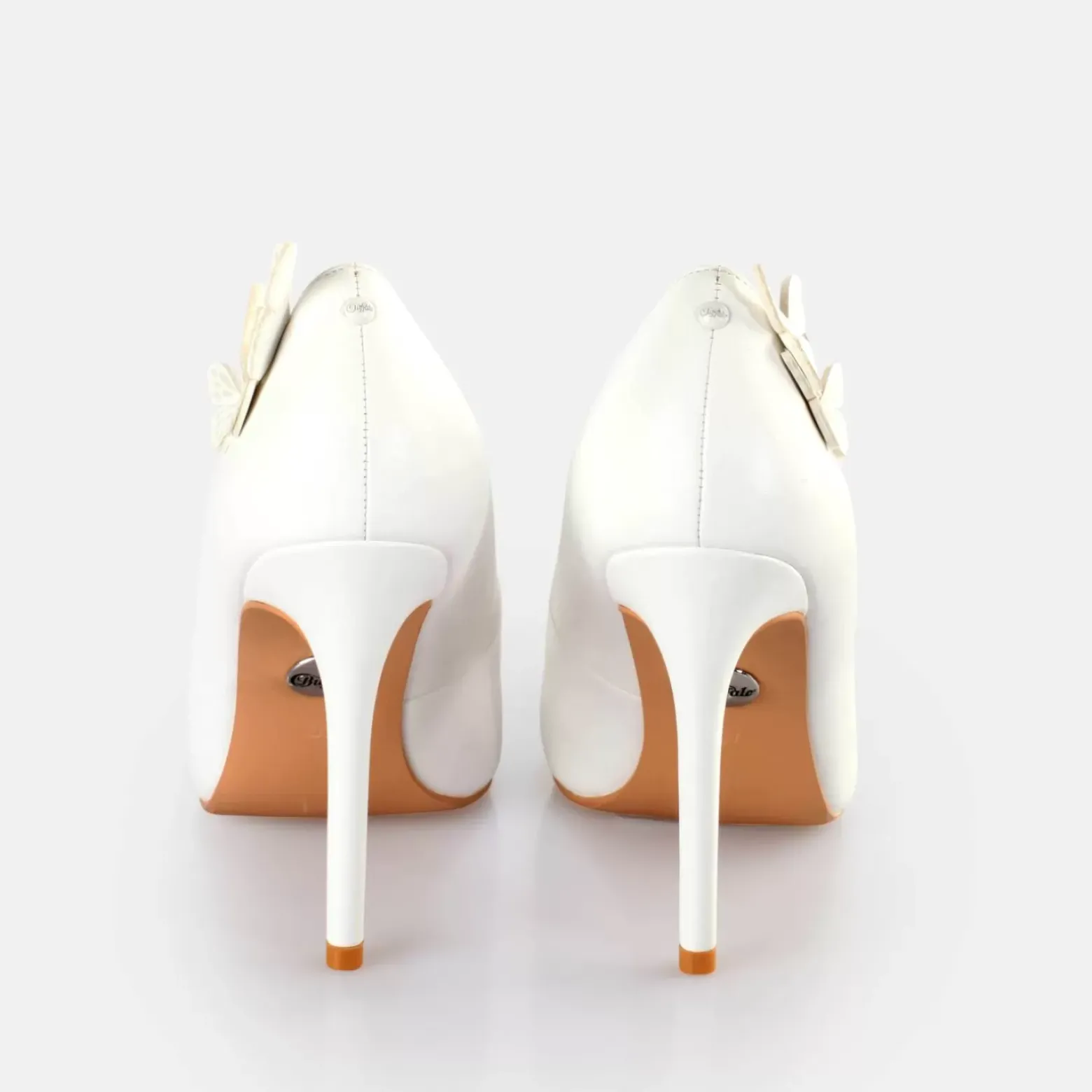 Best BUFFALO Janet Butterfly Sandales A Talon Blanc