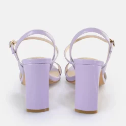 Shop BUFFALO Jean Neat Sandales A Talon Veganes Lavande