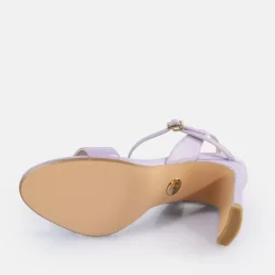 Shop BUFFALO Jean Neat Sandales A Talon Veganes Lavande