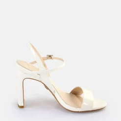 Store BUFFALO Jean Neat Sandales A Talon Veganes Blanc