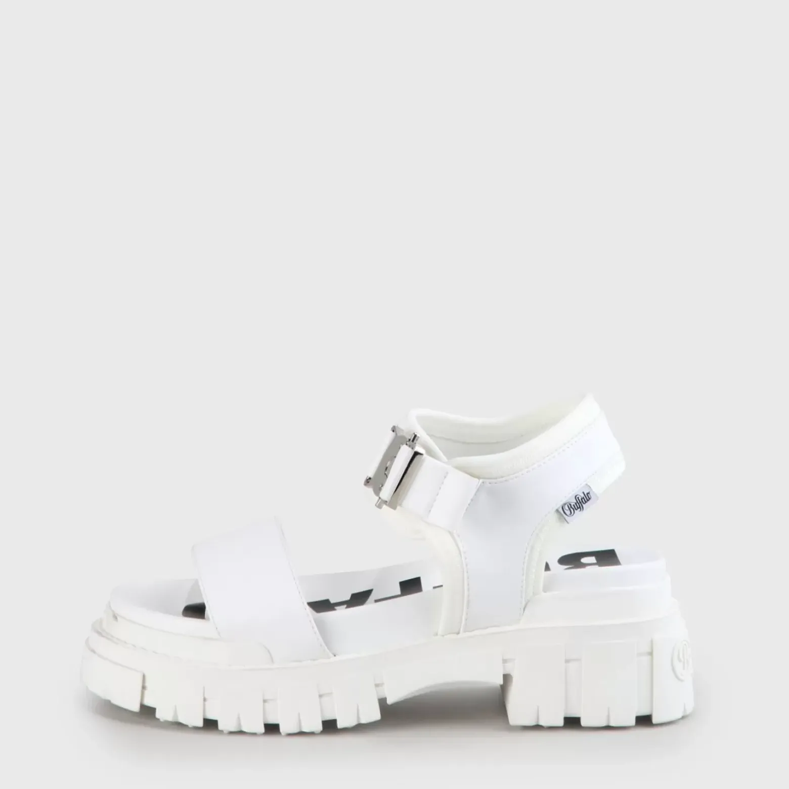 Store BUFFALO Jojo Plateau-Sandale Vegan Blanc