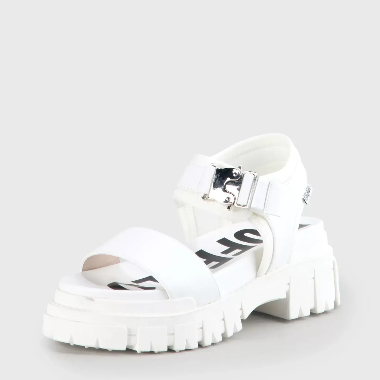 Store BUFFALO Jojo Plateau-Sandale Vegan Blanc