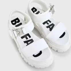 Store BUFFALO Jojo Plateau-Sandale Vegan Blanc