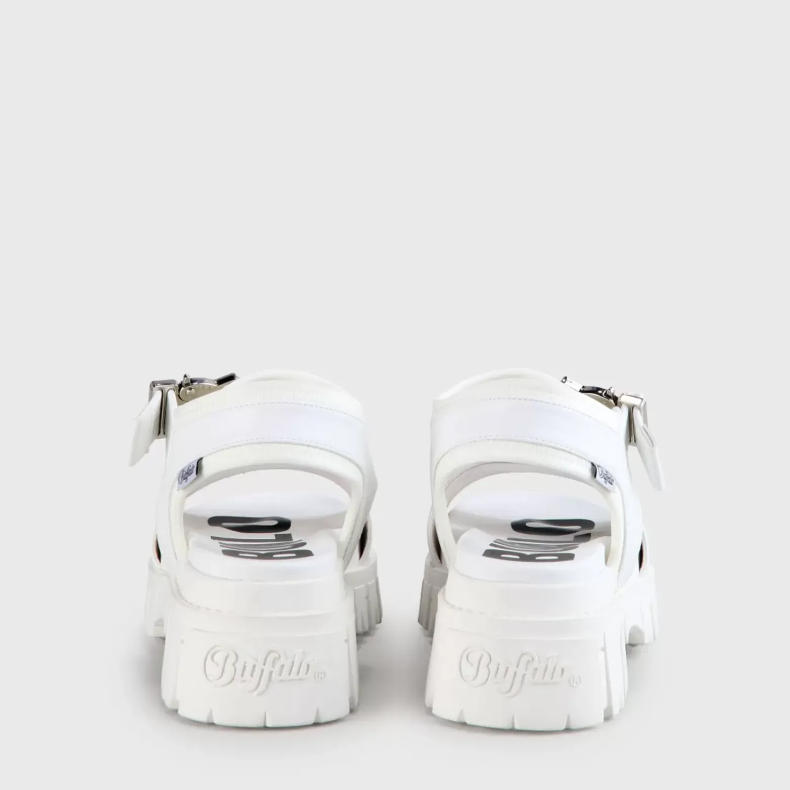 Store BUFFALO Jojo Plateau-Sandale Vegan Blanc