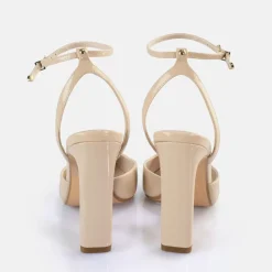 Online BUFFALO Jolie Vamp Sandales A Talon Veganes Beige