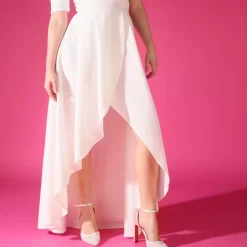 Cheap BUFFALO Judy Vamp Sandales A Talon Blanc