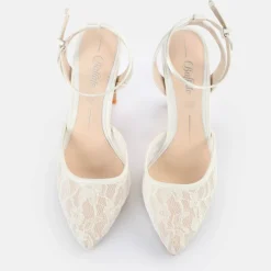 Cheap BUFFALO Judy Vamp Sandales A Talon Blanc