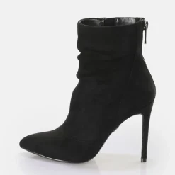 Outlet BUFFALO Juliet Zip Ankleboot Bottines Vegan Noir