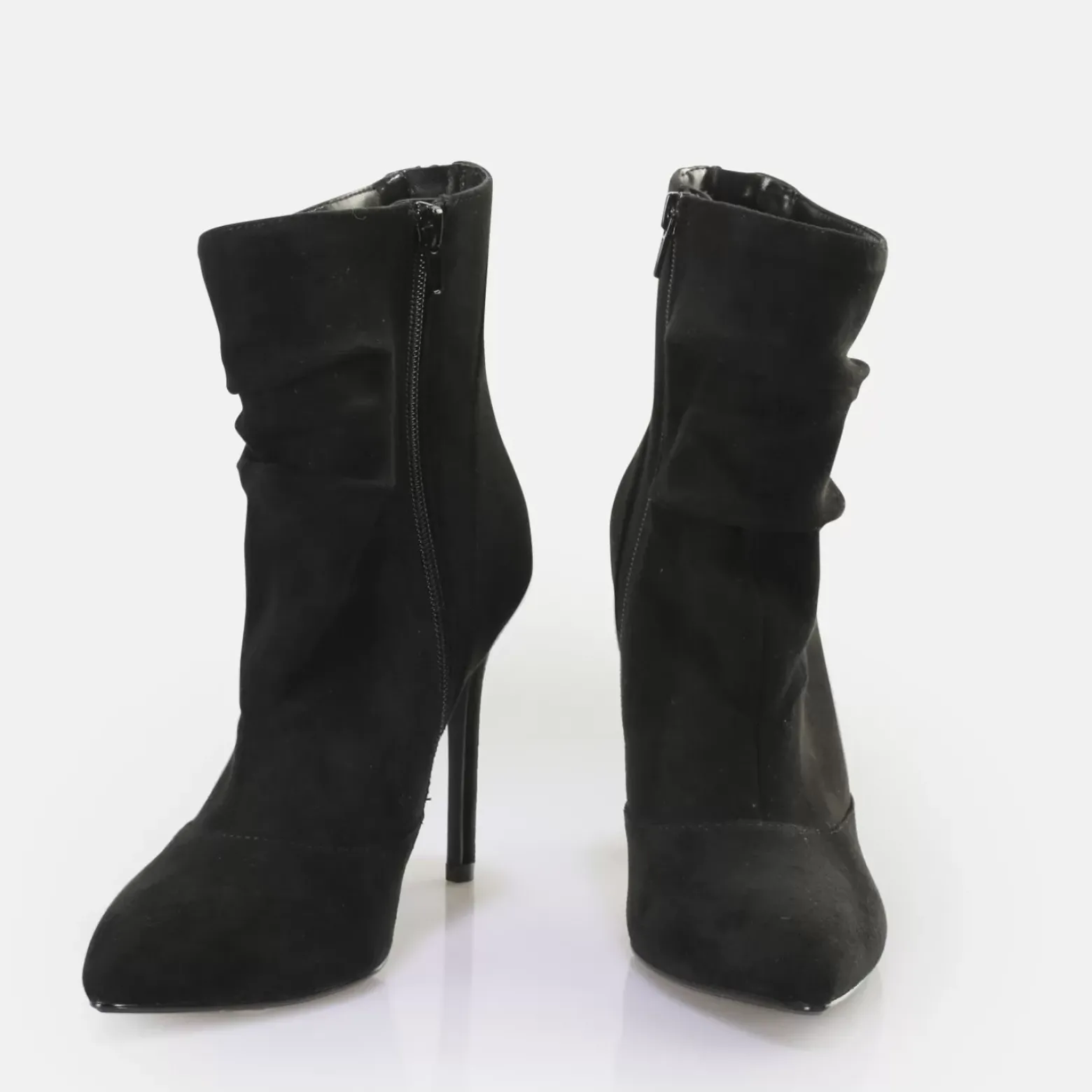 Outlet BUFFALO Juliet Zip Ankleboot Bottines Vegan Noir