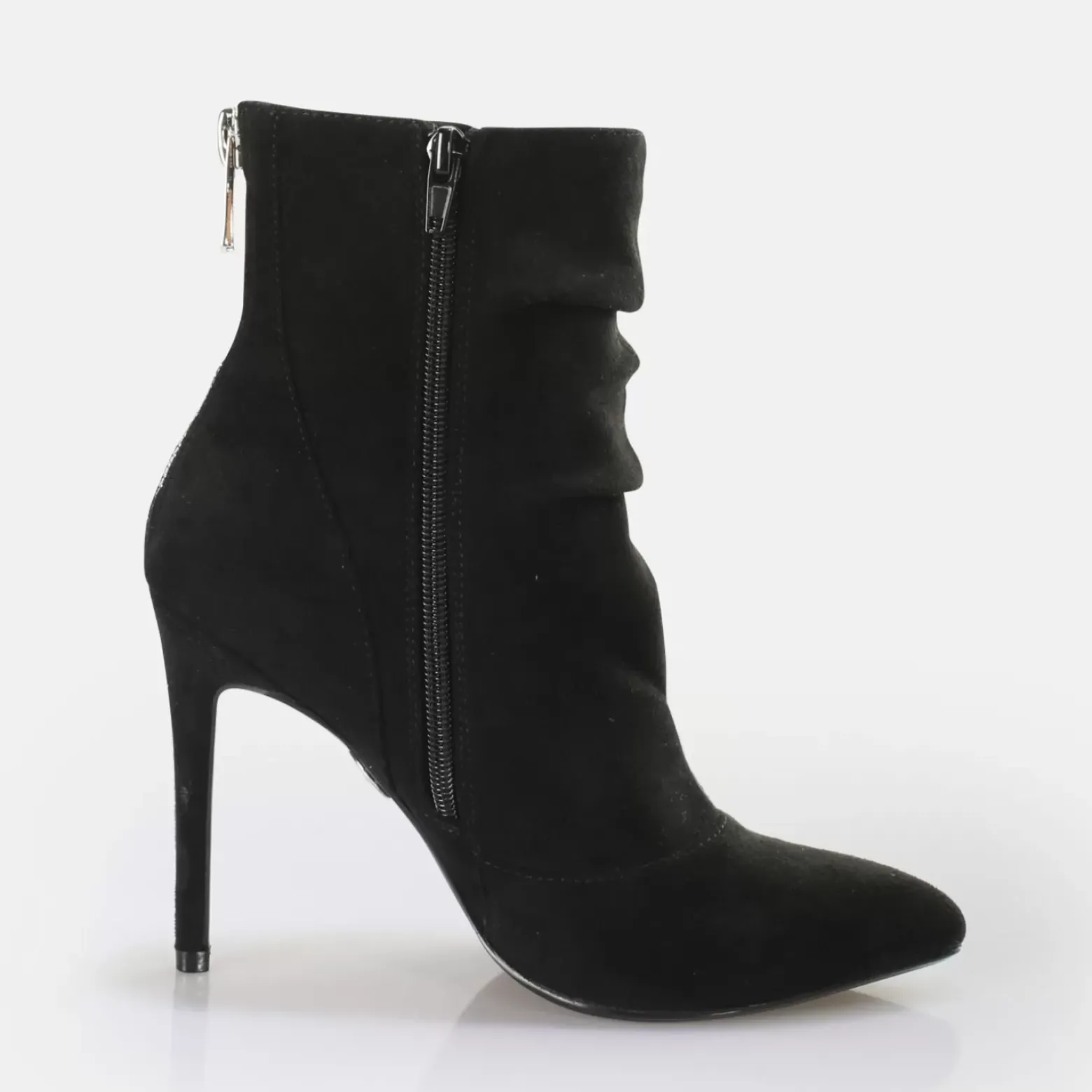 Outlet BUFFALO Juliet Zip Ankleboot Bottines Vegan Noir