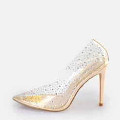 Best Sale BUFFALO Juliette Diamond Escarpins Vegan Transparent/ Creme