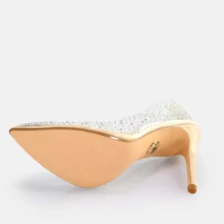 Best Sale BUFFALO Juliette Diamond Escarpins Vegan Transparent/ Creme