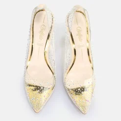 Best Sale BUFFALO Juliette Diamond Escarpins Vegan Transparent/ Creme