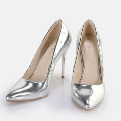 Outlet BUFFALO Juliette Escarpins Vegan Argent